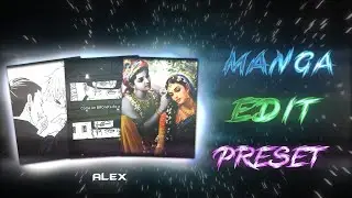 Trending Manga Edits Presets Alight Motion Presets
