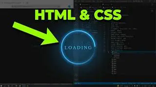 Анимированный индикатор загрузки используя HTML&CSS шаг за шагом || Animated loading indicator CSS