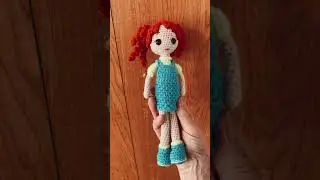 Кукла крючком 22см. #crochet #amigurumicrochet #amigurumi #крючком #crochettoys #knitting#амигуруми#