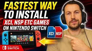 FASTEST WAY TO INSTALL XCI, NSP ETC GAMES ON SWITCH 2023!