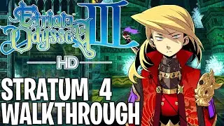 Etrian Odyssey 3 HD | Abyssal Shrine (Stratum 4) [Full Walkthrough] [True End Route]