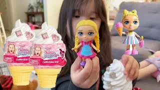 Opening Love, Diana Fashion Fabulous Dolls Ice Cream Surprise Collectible Doll