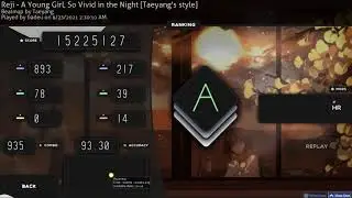 osu! 10.1⭐A YOUNG GIRL SO VIVID IN THE NIGHT +HR #2