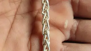 Do you know how to make this bracelet ? silver bracelet