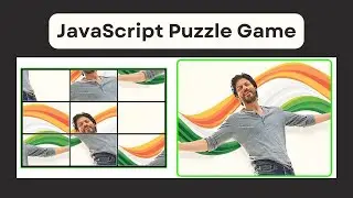 JavaScript Puzzle Game with Audio Sound and Drag Drop Functionality