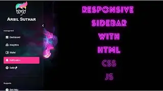Responsive Sidebar - Code | Html Css Js | Web Designer