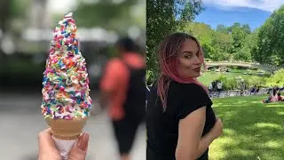 Vlog - Toronto à NYC de busão! Central Park, 5th Avenue, Friends, Columbus Circle e mais