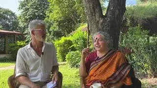 Councillor Vandana Shiva and Markus Kristen about 