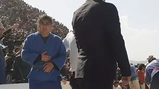 Шохида пахлавон боз як писари дигарро зад. Гуштини калон. Кураш 2021 Борьба