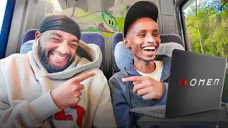 Ik Speelde FIFA In De Trein! 🚆💻 (OMEN Transcend 14)