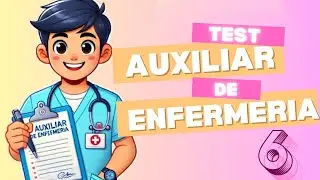 🟣 TEST 6 TCAE💉📚 (Preguntas de EXAMENES OFICIALES) ✔
