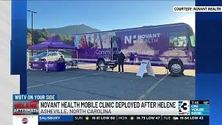 Novant Health mobile clinic deployed to Asheville after Helene
