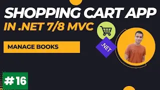 Shopping Cart project in .NET Core MVC | part 16 | Manage Books