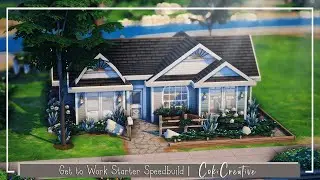 Get to Work Starter | Sims 4 Speed Build w/ Voiceover