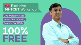 MHT-CET Workshop by Mukesh sir / How to Solve MHT-CET Questions Paper in Minimum time & tricks