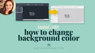 AutoCAD: How to change background color