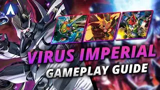 NUKE THE BOARD! Red Purple Virus Imperialdramon Deck Gameplay Guide | Digimon Card Game BT14 Format