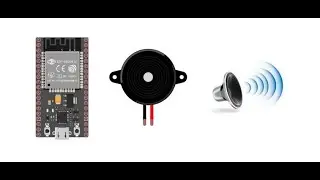 Control a buzzer by the ESP32 card