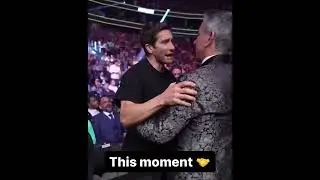 when Conor McGregor met with Bruce Buffer in UFC 285 arena #ufc #conormcgregor #brucebuffer