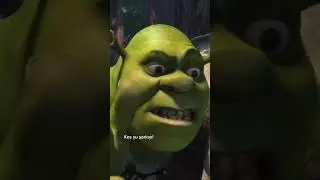 Shrek ve Eşek karşı karşıya