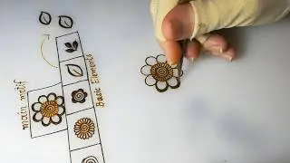 Basic henna lesson for beginners || How to start with henna || FamShii henna.
