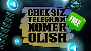 Telegram uchun nomer olish 2025