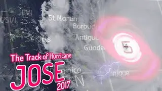 The Track of Hurricane Jose (2017)
