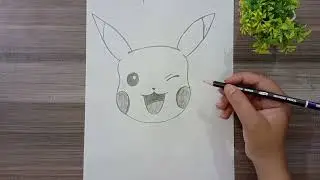 How to Draw Pikachu | Easy Pikachu Drawing for Beginners | Cute Pokémon Sketch
