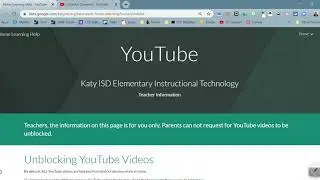 KISD - Approving YouTube Channels