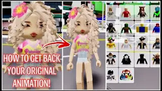 HOW TO GET BACK YOUR ORIGINAL ANIMATION IN BROOKHAVEN RP ROBLOX