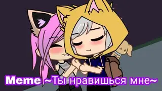 Meme ~Ты нравишься мне~ /  Кошка Лана и Йоши \ Лана×Йоши Шип ¦¦ Gacha Club.