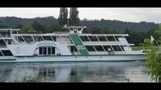 Дискотека на реке Эльба город Дрезден. Disco Dresden Elbe.