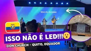 INSTALAÇÃO DA PROJEÇÃO E ILUMINAÇÃO EM UMA IGREJA EM QUITO, EQUADOR | ZION CHURCH QUITO | IGLESIA