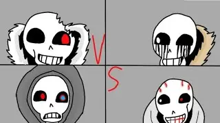 Horror & Dust Vs Killer & Insanity (Animation) i bad Drawing :)😮‍💨😮‍💨 Part.1/2