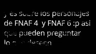 Preguntale a los animatronicos