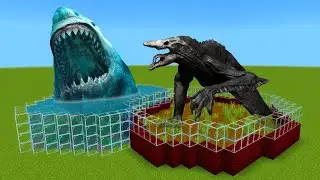 MCPE: How To Make a Megalodon & Skullcrawler Farm