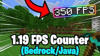 How To See Your FPS in Minecraft 1.19! (Bedrock/Java)