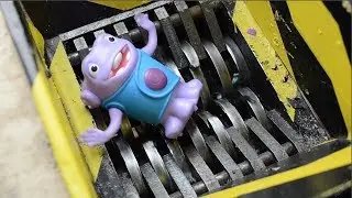 Shredding some toys #1 - Slime kids toys - Crushing toys for kids - Shredder experiment