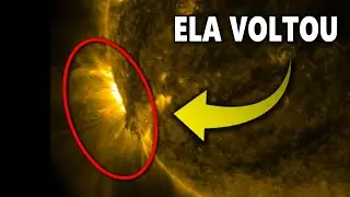 Ela apareceu DE NOVO! Mancha solar EXTREMA da SUPER-TEMPESTADE G5 ESTÁ DE VOLTA!