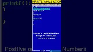 Infinite loop-C Programming