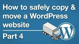 How to copy & move a WordPress site - Example scenario description - Part 4
