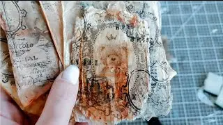 Винтажный декор для скрапбукинга из чайных пакетиков 🔥🔥🔥