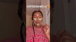 Makeup buildup orange eyeshadow darknskin 😰😰🧡 #makeuptutorials #darkskinmakeup #makeuptutorial