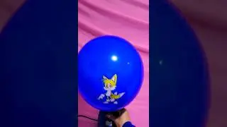 TAILS SONIC THE HEDGEHOG BALLOON INFLATION!!!