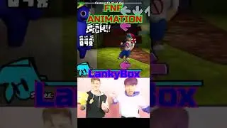 LANKYBOX REACTS To FNF Vs Rainbow Friends DEMO MOD 😍 #shorts #android #fridaynightfunkin #lankybox