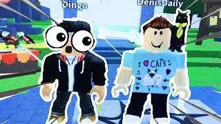 the day dingo met his favourite youtuber on roblox...   