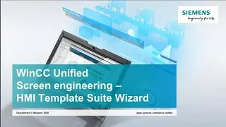 12 SIMATIC WinCC Unified HMI Template Suite Wizard