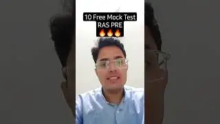 RAS PRE 10 FREE MOCK TEST 