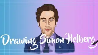 Drawing Simon Helberg ||The Big Bang Theory || Speed Art #shorts