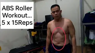Back to GYm #58 | Do This Everyday.. ABS Roller Workout..5 x 12 reps..